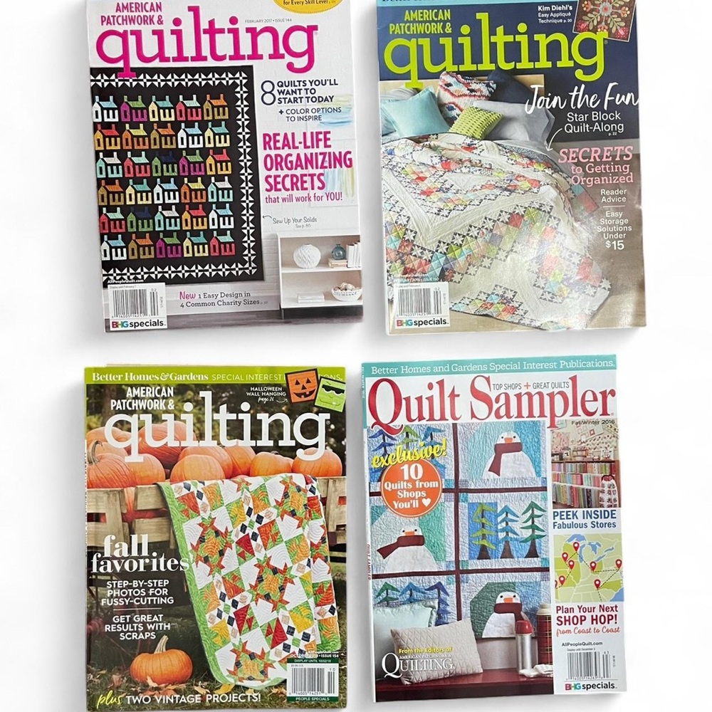 Quilting Magazine Set of 4